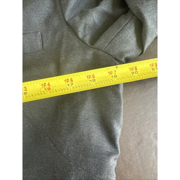 Kasper Womens Dark Gray Polyester Blend Blazer Jacket Size 10 - Picture 8 of 10
